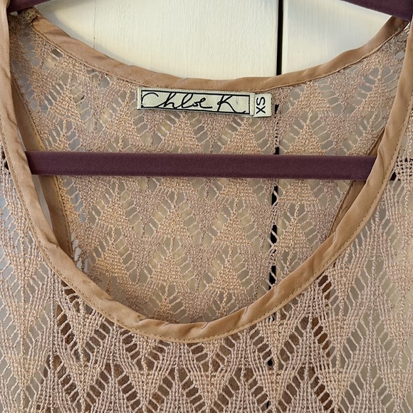 Chloe K Crochet Top (Nordstrom) - Picture 2 of 4